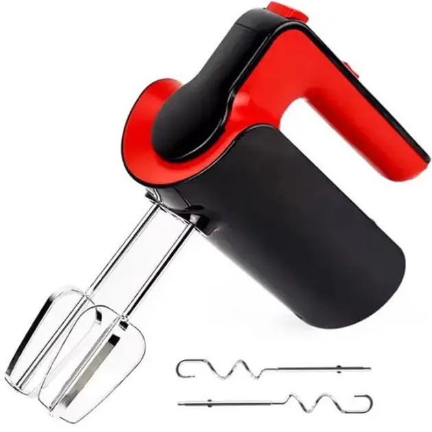 Ручний міксер Domotec R.6653R 9332 з насадками 5 швидкостей 800 Вт - Зображення 2