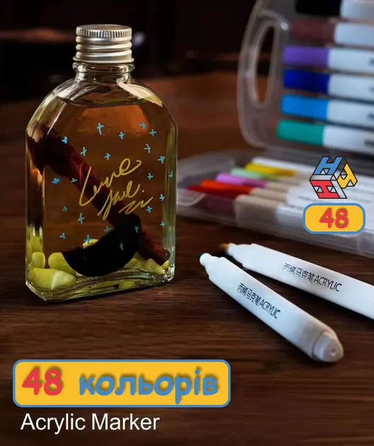 Акварельні маркери 60 кольорів Water Brush - Зображення 8