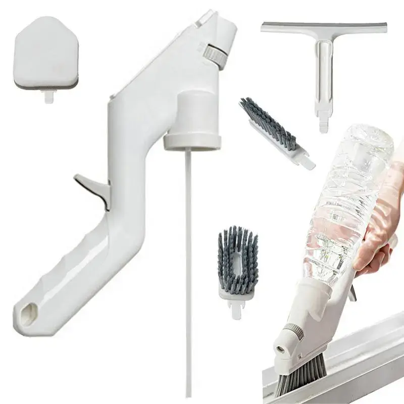 Щітка для прибирання усіх поверхонь 4в1 Water Spray Cleaning Kits ефективно та ретельно видаляє забруднення, не залишаючи подряпин і не пошкоджуючи поверхні - Зображення 7