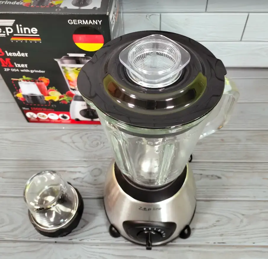 Блендер 1500W побутовий кухонний стаціонарний 1,5л з кавомолкою Zepline ZP-004 - Зображення 8