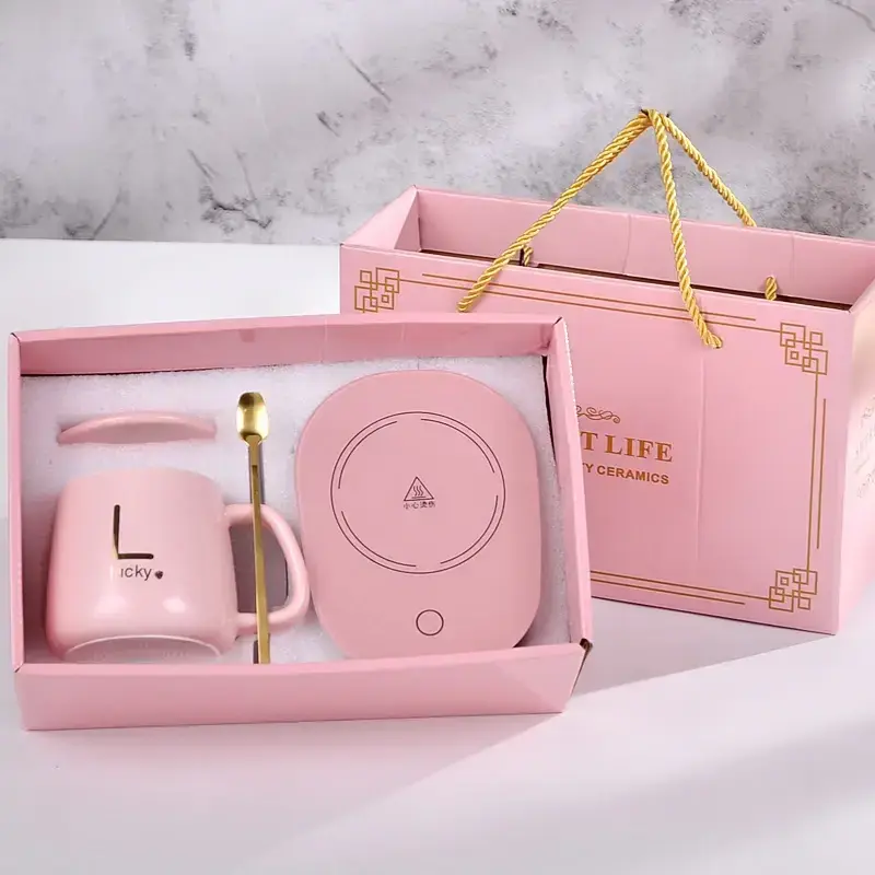 Чашка на подставке с подогревом Stenson YG01317 L 400мл - Зображення 5