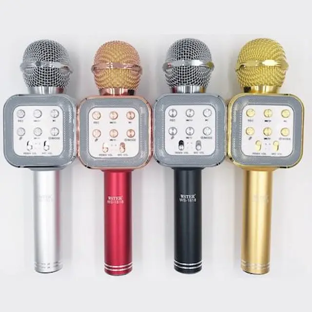 Бездротовий караоке-мікрофон із функцією колонки WS-1818 - Зображення 2