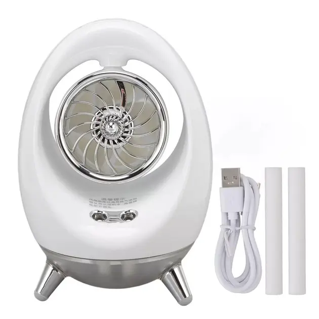 Портативний вентилятор USB з водяним охолодженням, розпилювач, нічник Air Cooler 657, зволожувач - Зображення 5