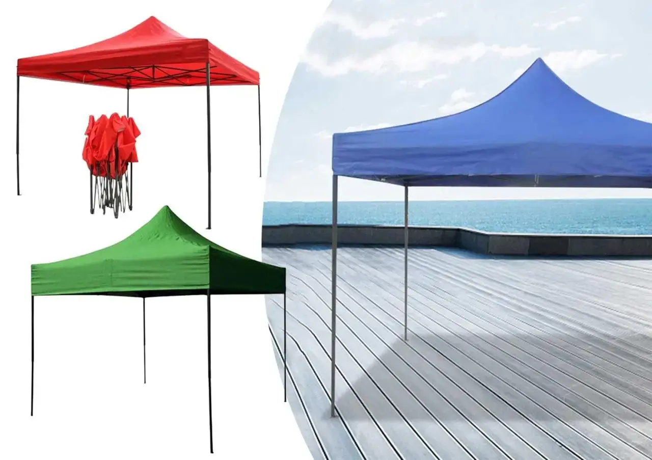 Дах на шатер-намет 3х3 м червоний - Зображення 6