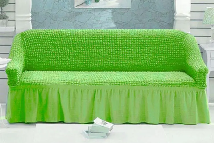 Турецький натяжний чохол на універсальний диван - Зображення 10