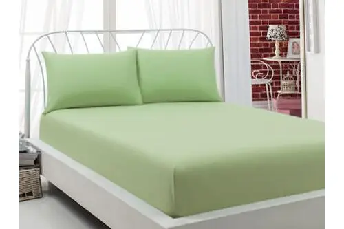 салатове Простирадло махрове на резинці з наволочками Anisa (160х200+30 см) - Зображення 6