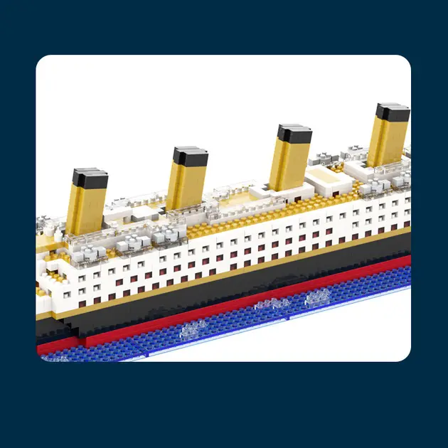 Конструктор корабель Titanic (1878 деталей) - Зображення 8