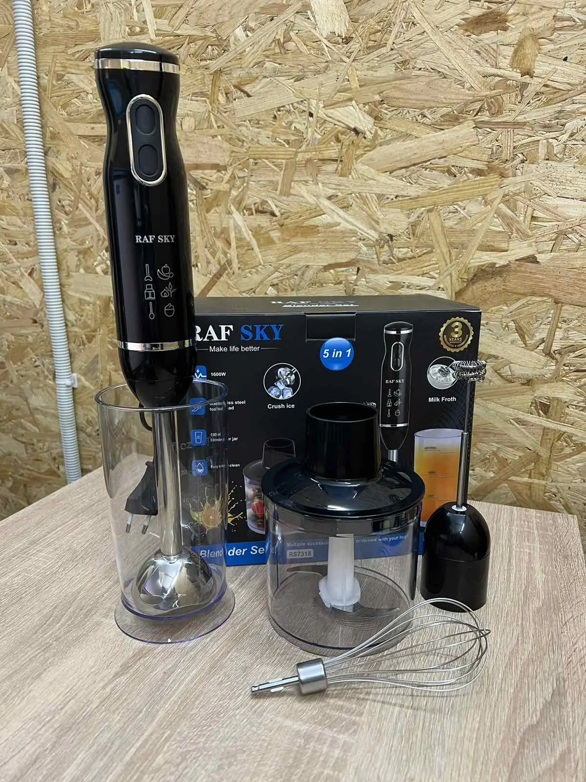 Ручний блендер RAF 1600 w 5 в 1 RS7318 - Зображення 8