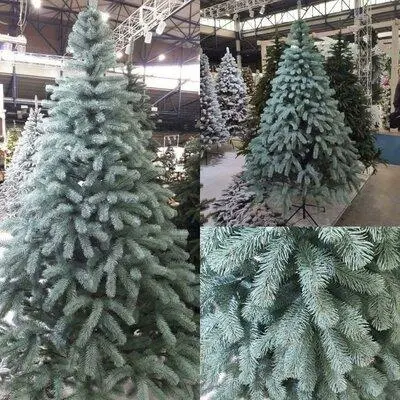 Ялинка Штучна Лита "ПРЕЗИДЕНТСЬКА" Блакитна - Зображення 2