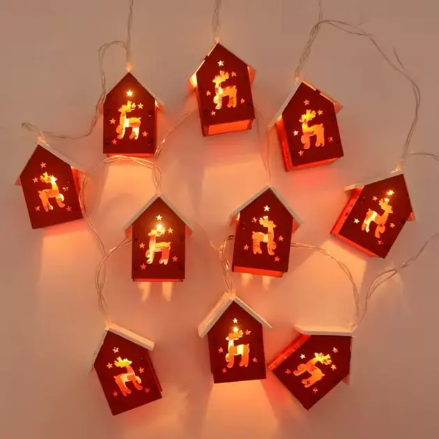 Новорічна гірлянда 3 м, 20 LED, тепле біле світло, USB - Зображення 3