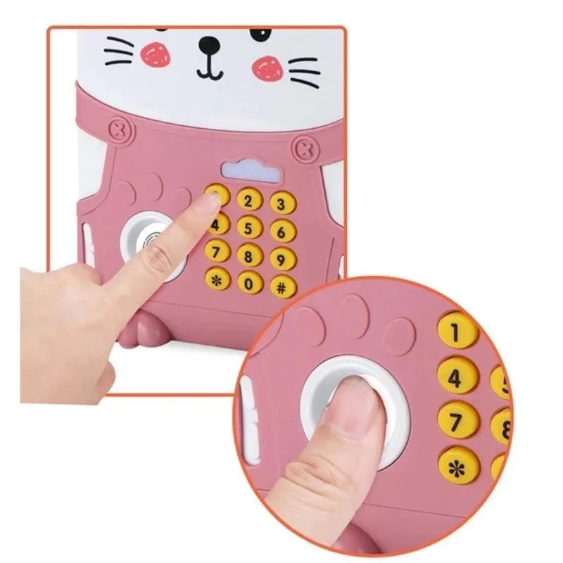 Скарбничка-сейф з кодовим замком та відбитком Милий Ведмедик - Зображення 8