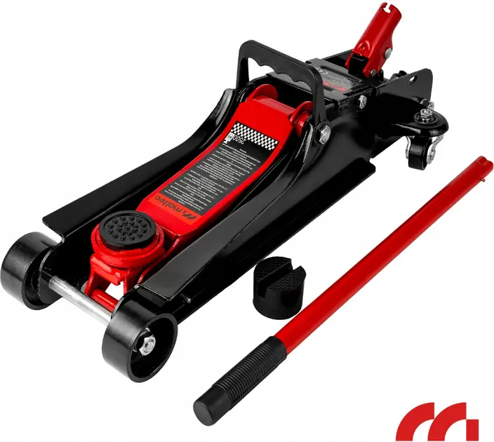 Домкрат гідравлічний підкатний 2.5т низькопрофільний 385мм - Зображення 3