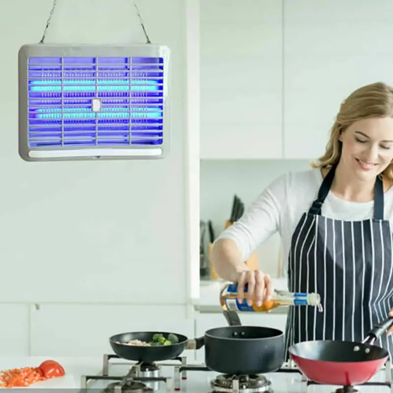 Електричний УФ-лампа-вбивця від комарів, світлодіодний нічник, пастка для комах Mosquito Killer - Зображення 2