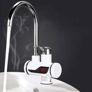 Нижнє Проточний водонагрівач з LCD екраном , водонагрівач, кран