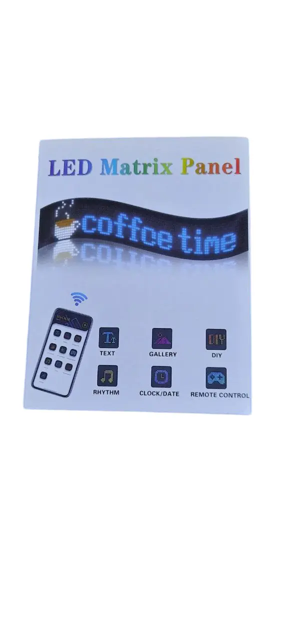Гнучкий екран LED Matrix Panel APP wifi rgb 192mm* 1330mm - Зображення 4