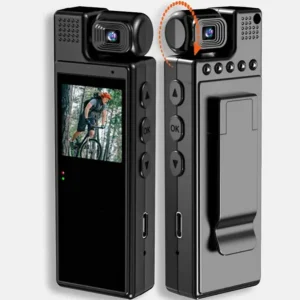 Відеокамера нагрудна Wi-Fi акумуляторна боді камера з дисплеєм 1.3 дюйма реєстратор з фіксацією кліпсою UKC L9