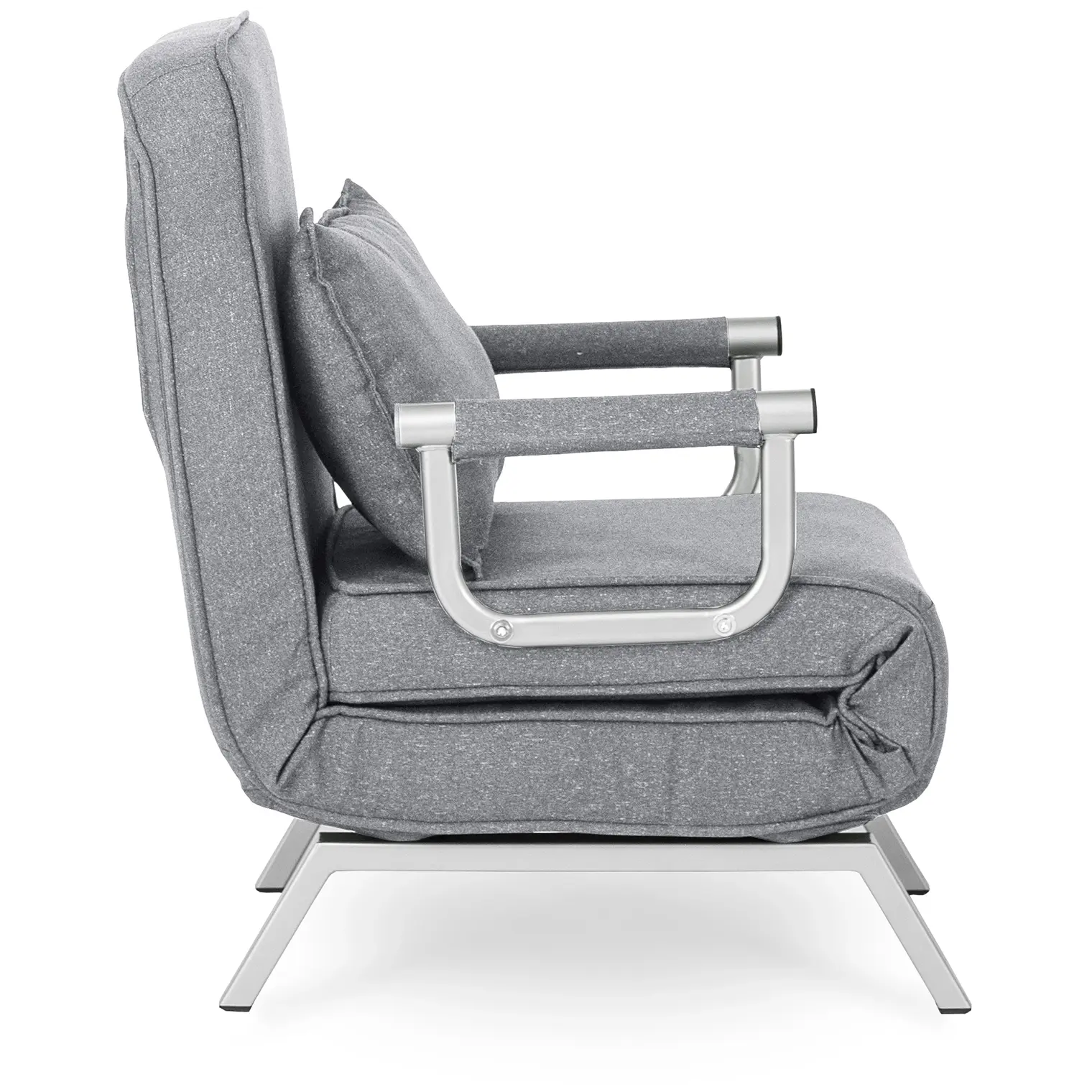 Розкладне крісло, розкладачка MEBEL ELITE BART, сірий (KR -80) (Сірий) (крісло-80/80/68; ліжко-190/80) - Зображення 5