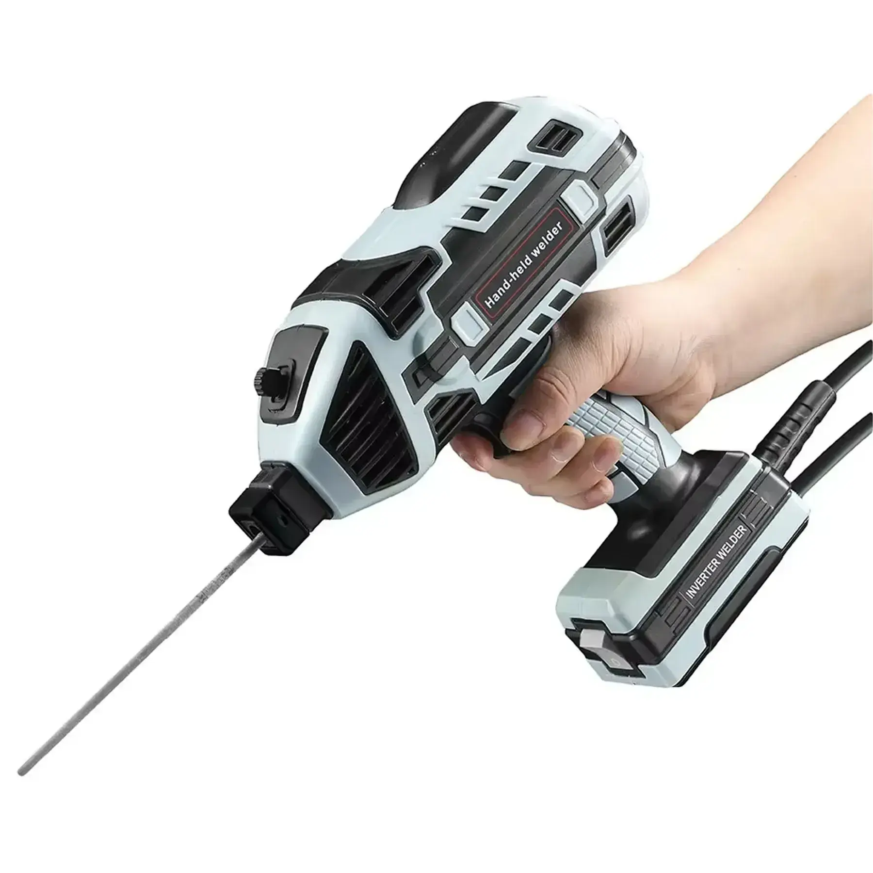 Портативний зварювальний апарат 4600Вт, 220В, в кейсі / Ручний зварювальний інструмент / Електрозварювальний апарат - Зображення 6