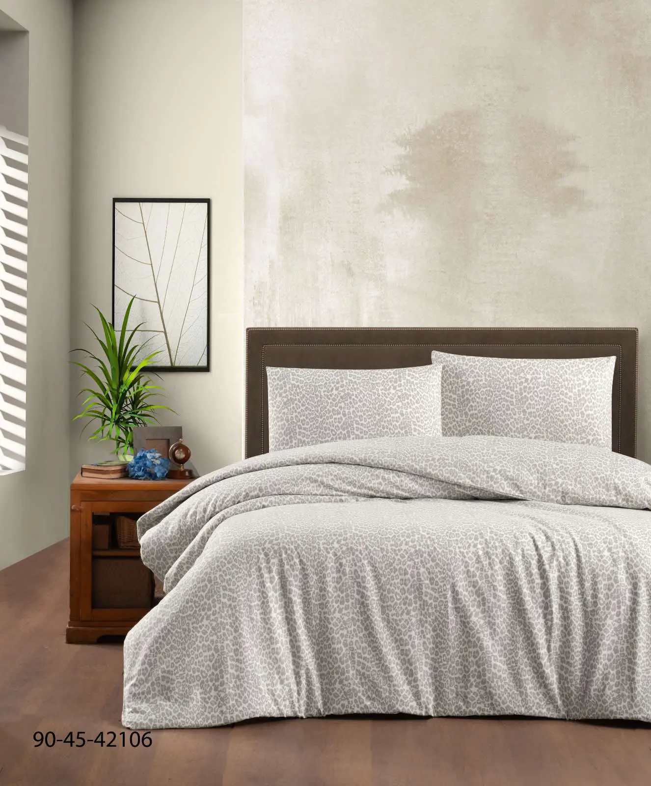 Зелений Тепла постільна білизна / байкова євро розміру фланель 100%-бавовна Туреччина Cotton Collection - Зображення 6