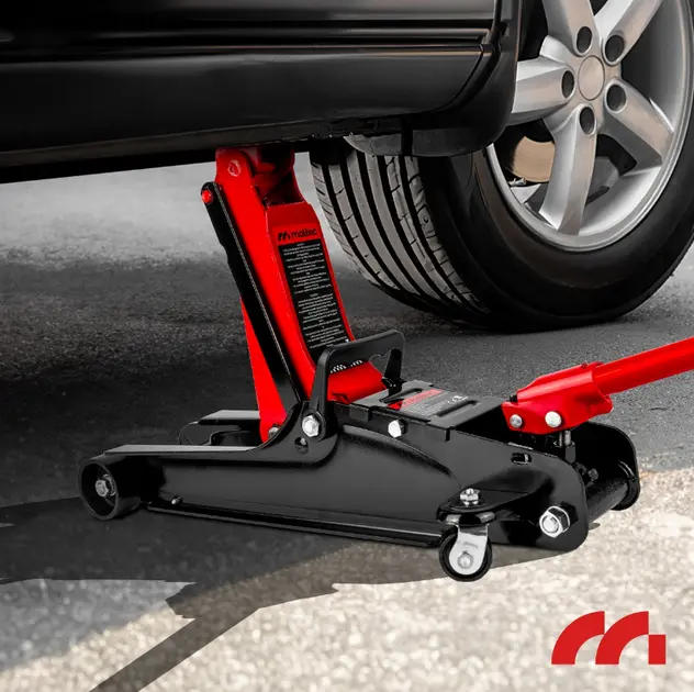 Домкрат гідравлічний підкатний 2.5т низькопрофільний 385мм - Зображення 6