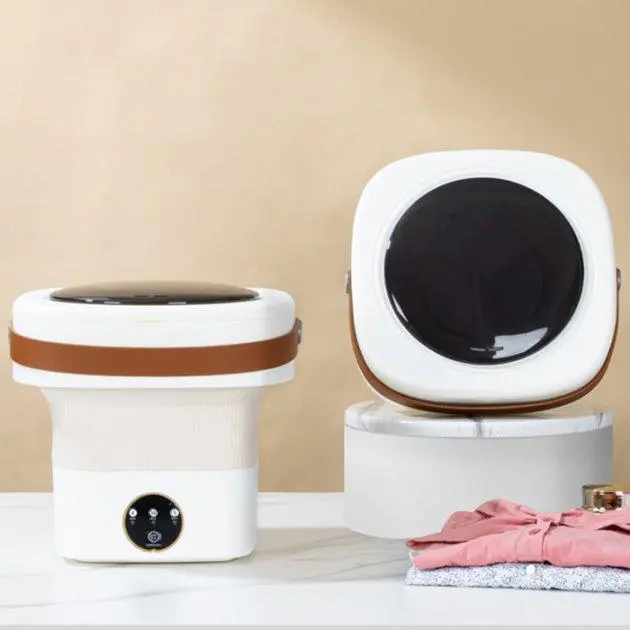 Потужна міні пральна машина на 6 л відро складане - Зображення 5