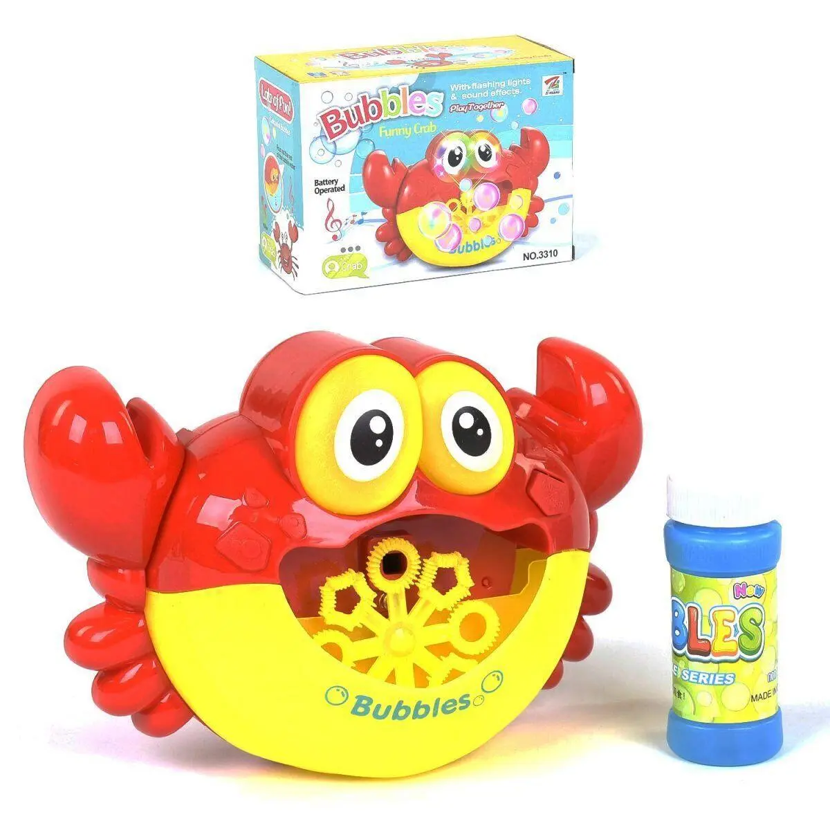 Іграшка для ванни Музичний краб Bubble crab з піноутворювачем - Зображення 2