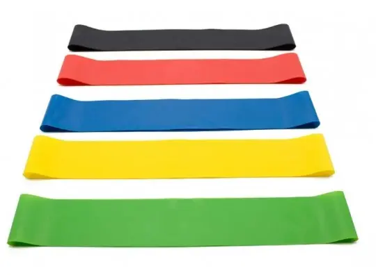 Гумки для фітнесу 30см, універсальний тренажер, 5 резинок, Гумки для йоги, Гумки для пілатесу - Зображення 2