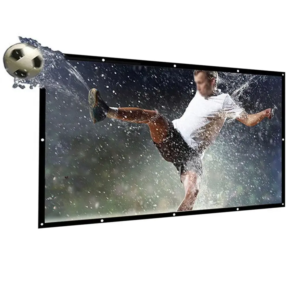 Екран для проектора TouYinger Ambient Light Rejecting Screen 72 дюйми / Полотно для екрана / Настінний проекційний екран - Зображення 6