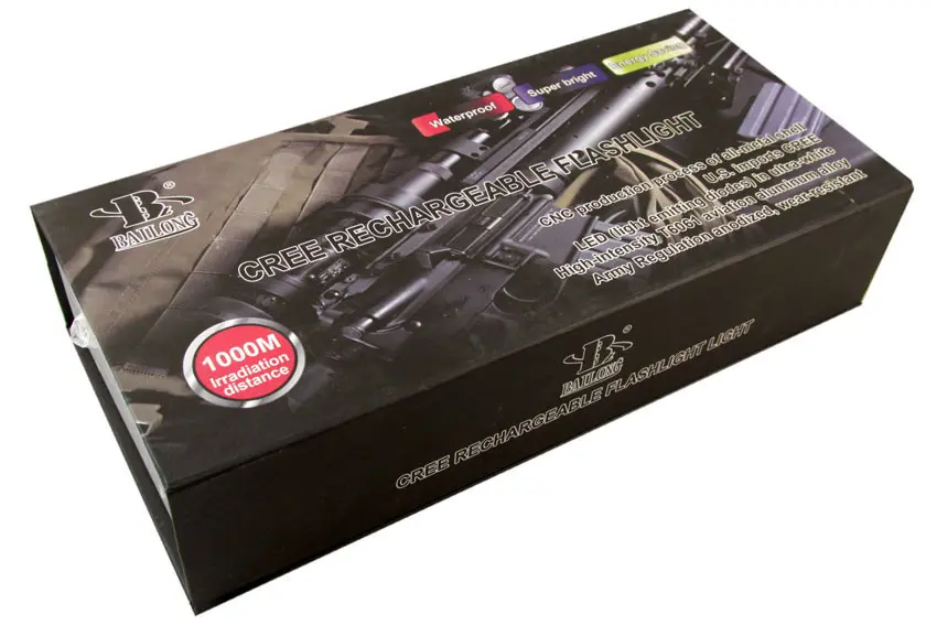 Світлодіодний ліхтар BL-2800-T6 50000W, тактичний ліхтар, ліхтар із кнопкою - Зображення 8
