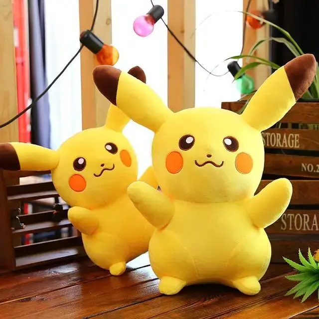 Яскрава мила іграшка-подушка Пікачу 45 см Жовта - Зображення 6