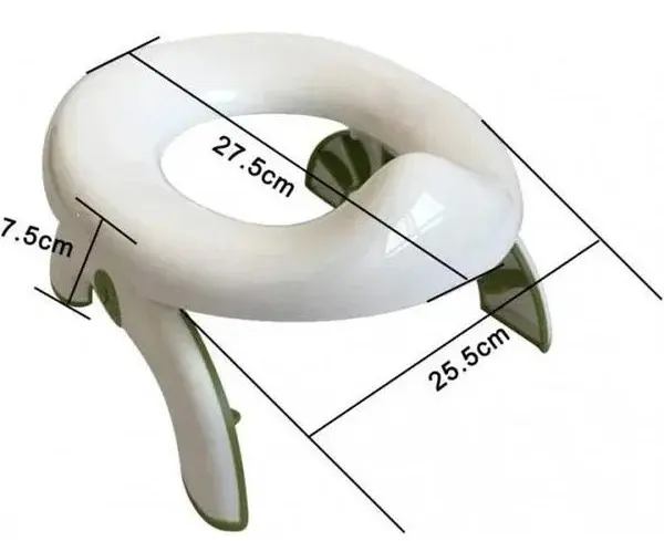 Дитячий дорожній горщик-туалет трансформер Go Potty 2в1 - Зображення 5