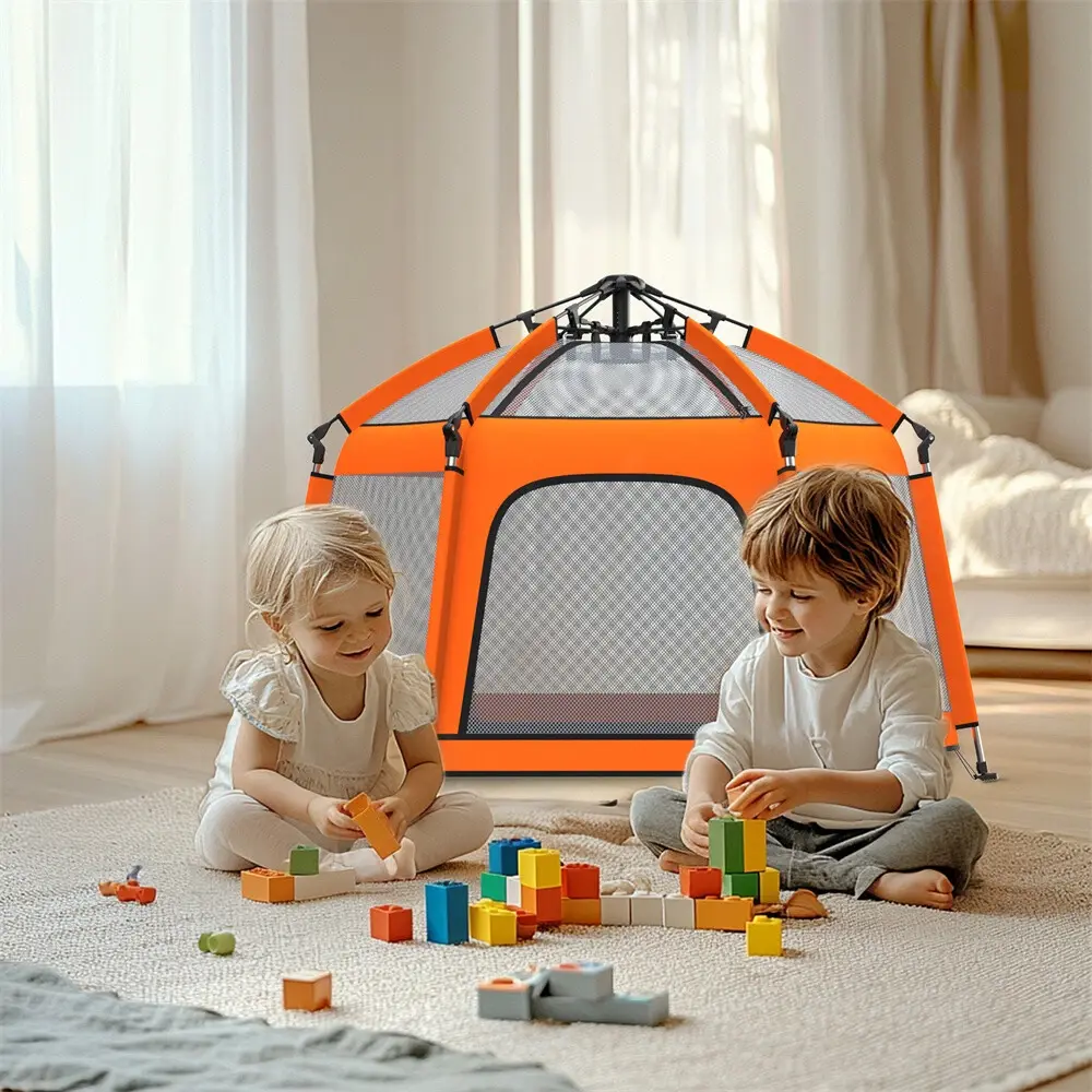 Дитячий манеж-намет складний з москітною сіткою - Зображення 3