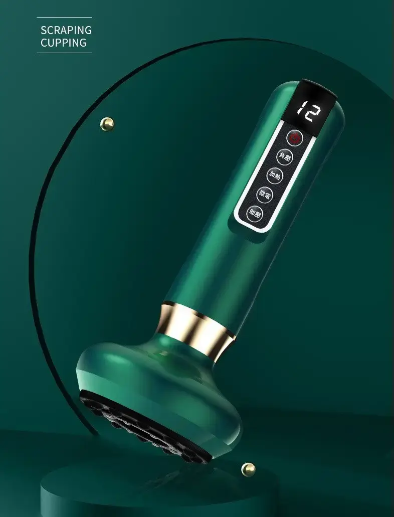 білий Вакуумний масажер для коригування фігури та антицелюлітного масажу з підігрівом - Зображення 8