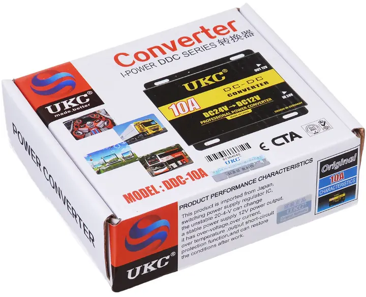 Перетворювач DC/DC 24v-12v 10A - Зображення 3