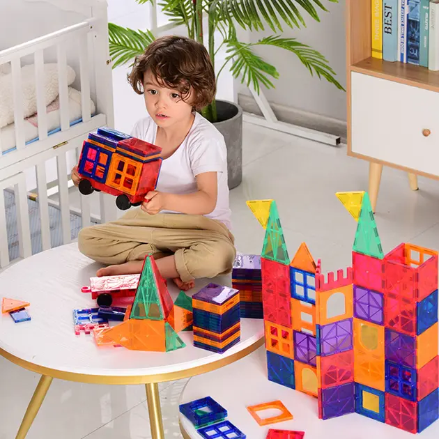 Дитячий конструктор D018, магнітні блоки 110 деталей - Зображення 3