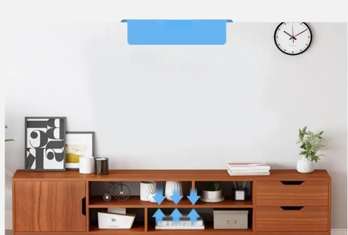 Стінка у вітальню під TV (STL-MD 81)/ Стелаж у вітальню Г30/Ш140/В41 - Зображення 3