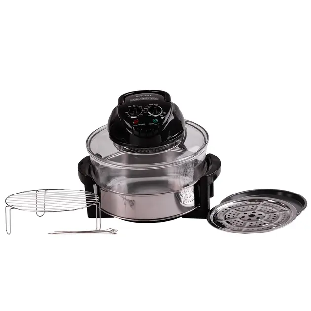 Аерофритюрка 6в1 SOKANY SK-560 електрична аерогриль 13 л 1400 Вт галогенна піч температура до 250 С - Зображення 3