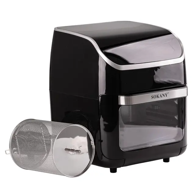 Аерофритниця аерогриль електричний на 14 літрів SOKANY із захистом від перегріву - Зображення 2