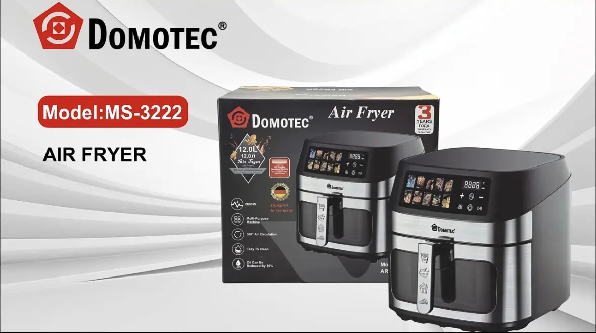 Аерофритюрниця для смаження без масла Domotec MS-3222 3500W - Зображення 6