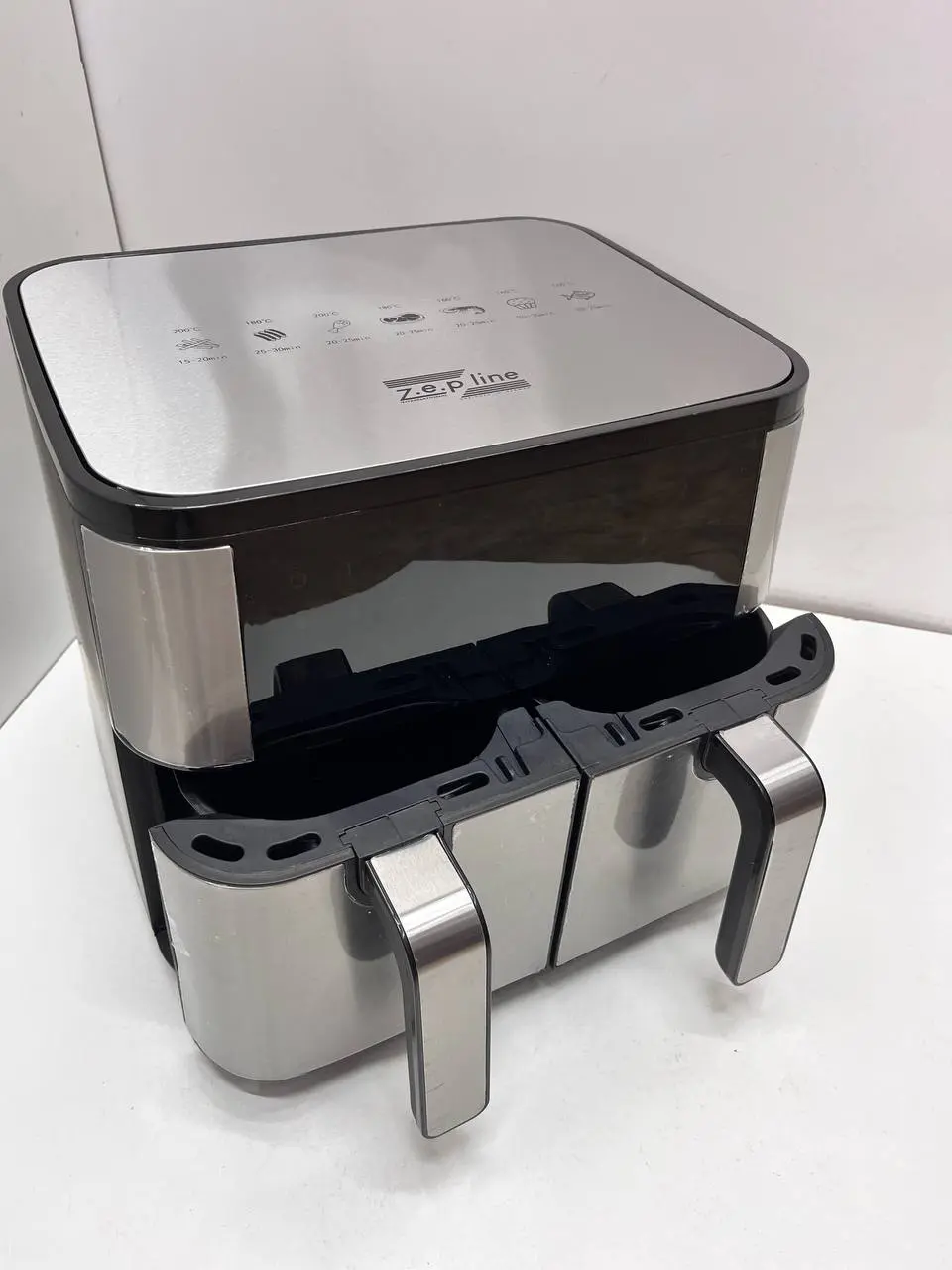 Аерофритюрниця на 2 чаші Zepline ZP-209 з потужністю 4000Вт на 12л - Зображення 8
