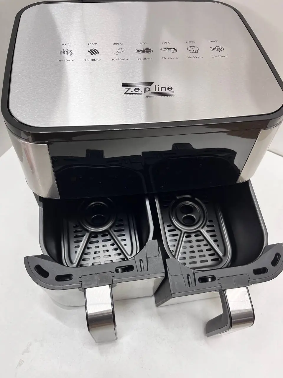 Аерофритюрниця на 2 чаші Zepline ZP-209 з потужністю 4000Вт на 12л - Зображення 7
