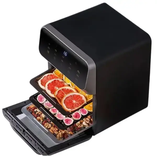 Аерогриль SilverCrest електричний, чорний 3000W 15L - Зображення 3