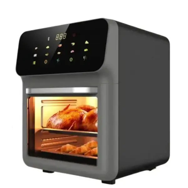 Аерогриль SilverCrest електричний, чорний 3000W 15L - Зображення 2