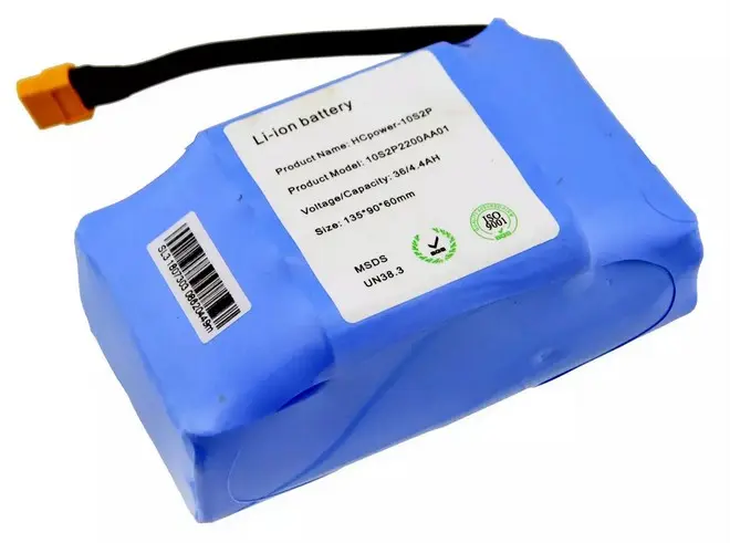 Аккумулятор для гироборда, гироскутера 10S2P - 30V 4,4 AН - Зображення 3