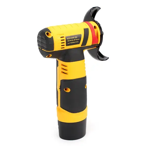 Акумуляторна болгарка DCG125N кутова шліфувальна машина болгарка з 2 АКБ 18V/2.0Ah - Зображення 2