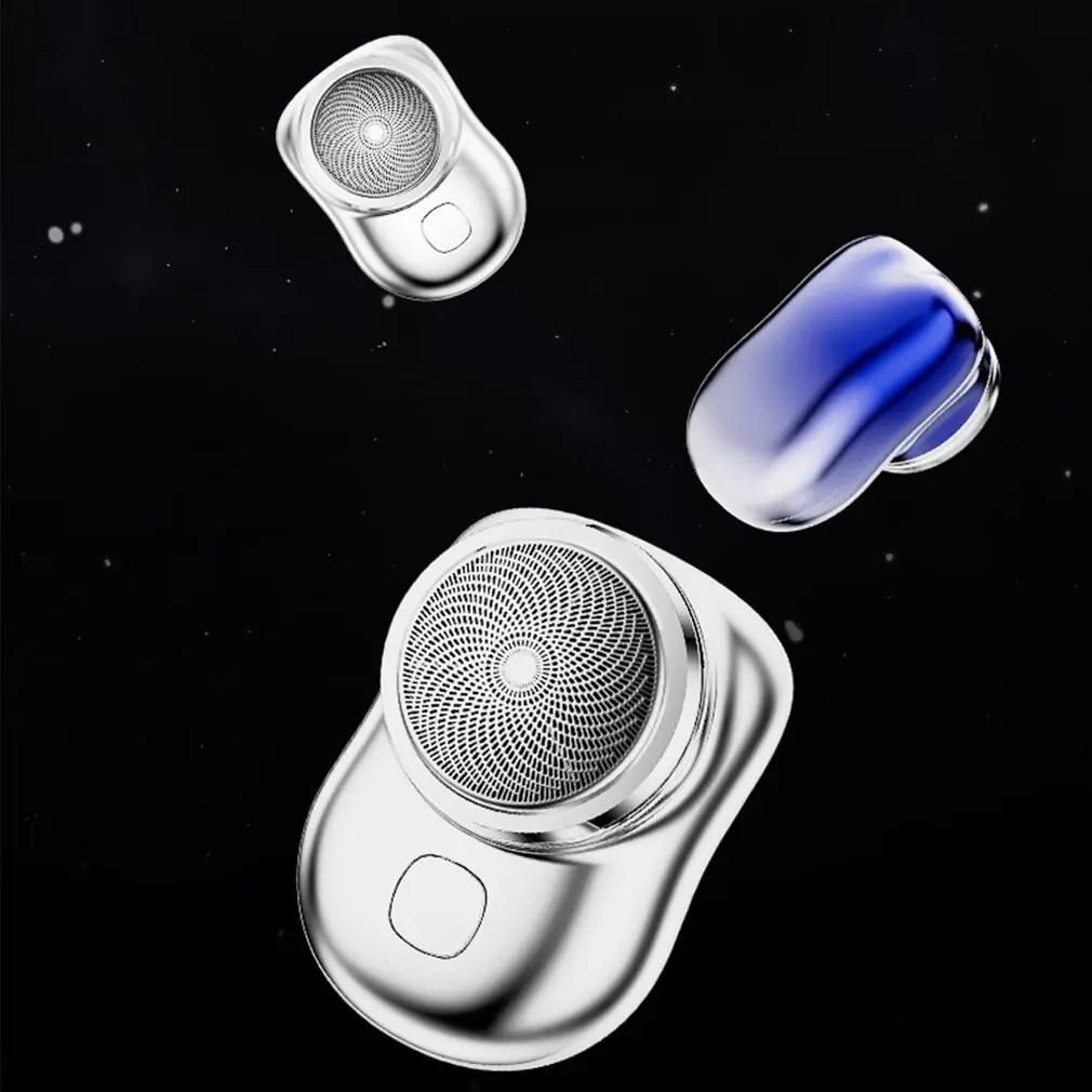 Акумуляторна міні бритва Ckeyin 10P електробритва бездротова роторна, для чоловіків, дорожня - Зображення 6