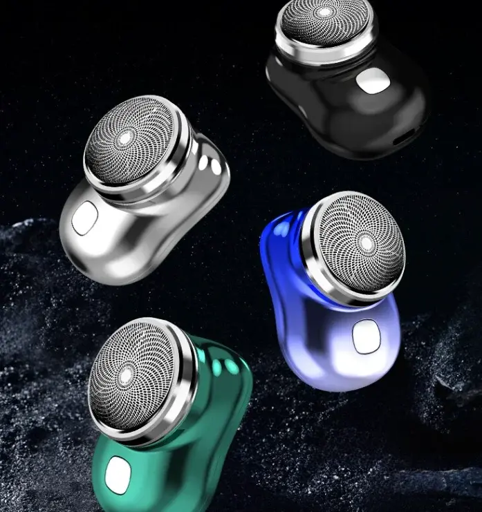 Акумуляторна міні бритва Ckeyin 10P електробритва бездротова роторна, для чоловіків, дорожня - Зображення 2