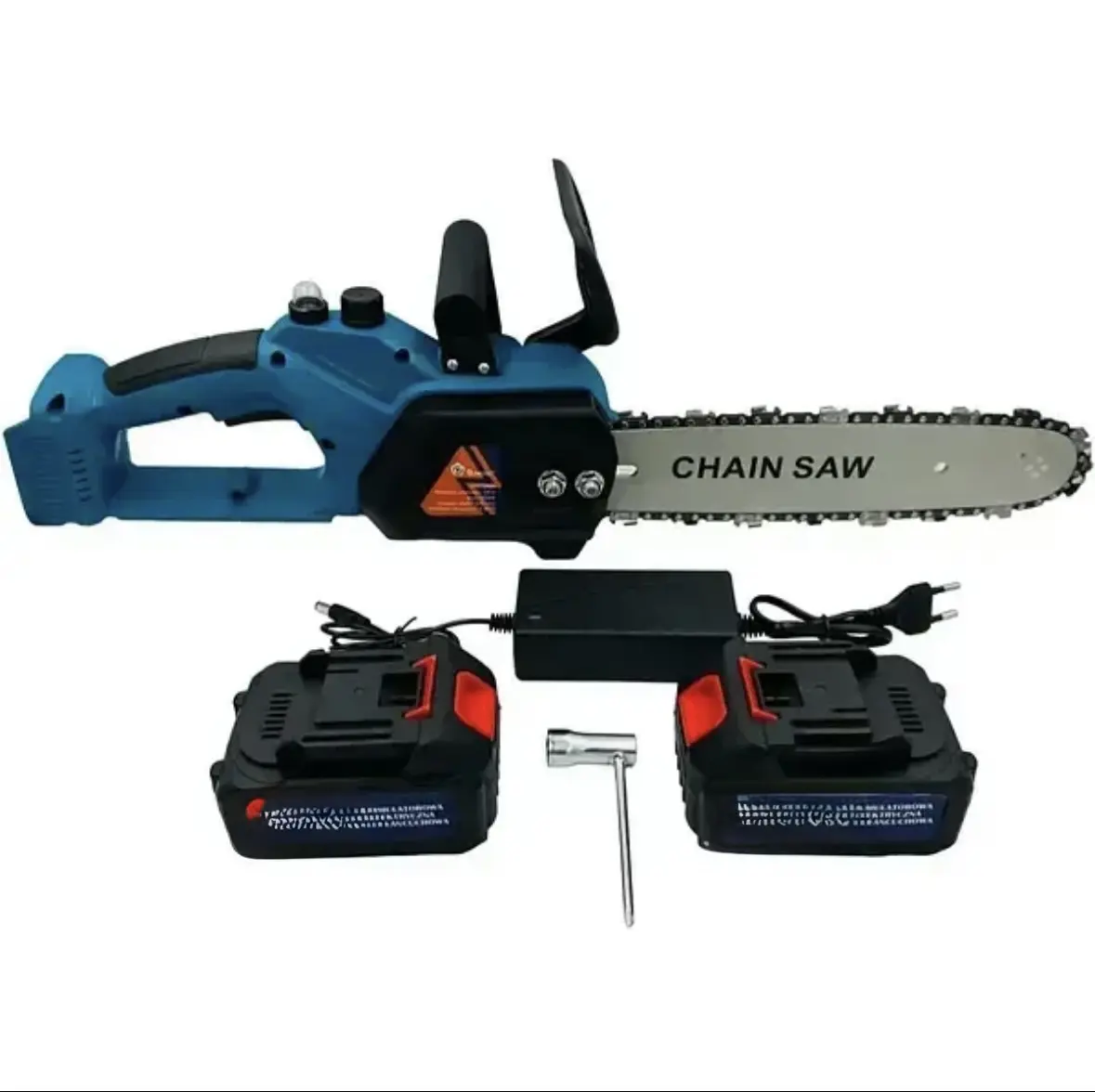 Акумуляторна пилка 12 дюймів 48V 6Ah/2500 Вт/2 акумулятори з автоматичним мастилом - Зображення 2