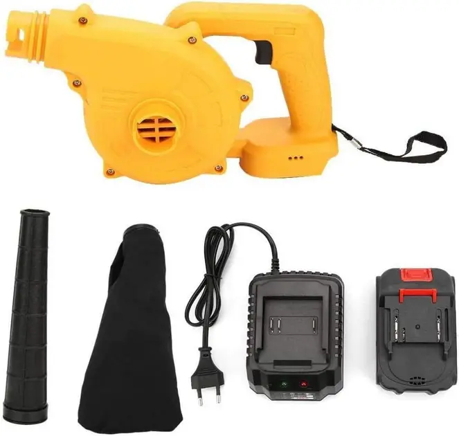 Акумуляторна повітродувка пилосос 2в1 для збору листя, LY-4, бездротовий садовий пилосос-дуйка BLOWER - Зображення 3