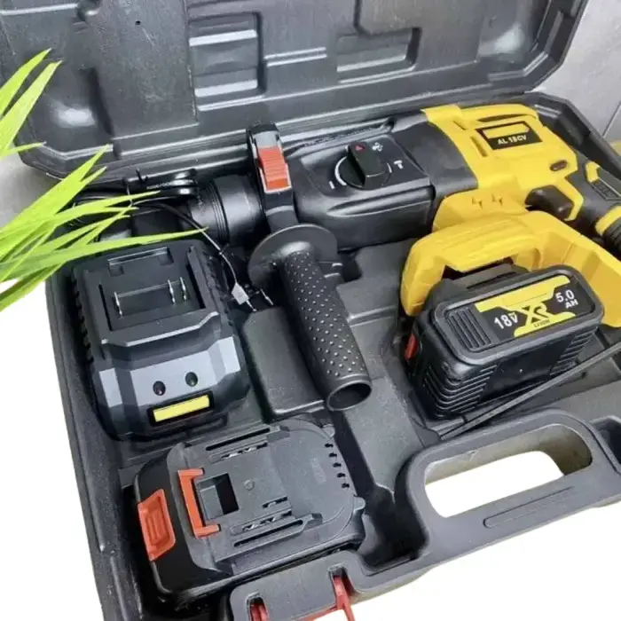 Акумуляторний безщітковий перфоратор із двома акумуляторами 18V 5Ah в кейсі ударний PD2A-18-M2 - Зображення 5